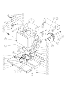 Kawasaki Engine Assembly Diagram and Parts List for M60-KW LC-53AJ8CT6050-29HP-LC-DFI Cub Cadet Lawn Tractor